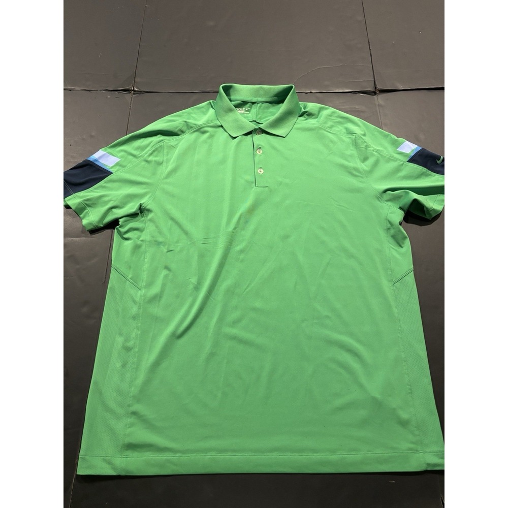 Nike Golf Tour Performance Dri-Fit Polo Shirt XL Green - Picture 1 of 11